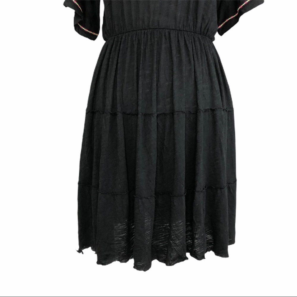 Pitusa Inca pima Campesino black minidress coverup beach swim medium - Picture 6 of 14